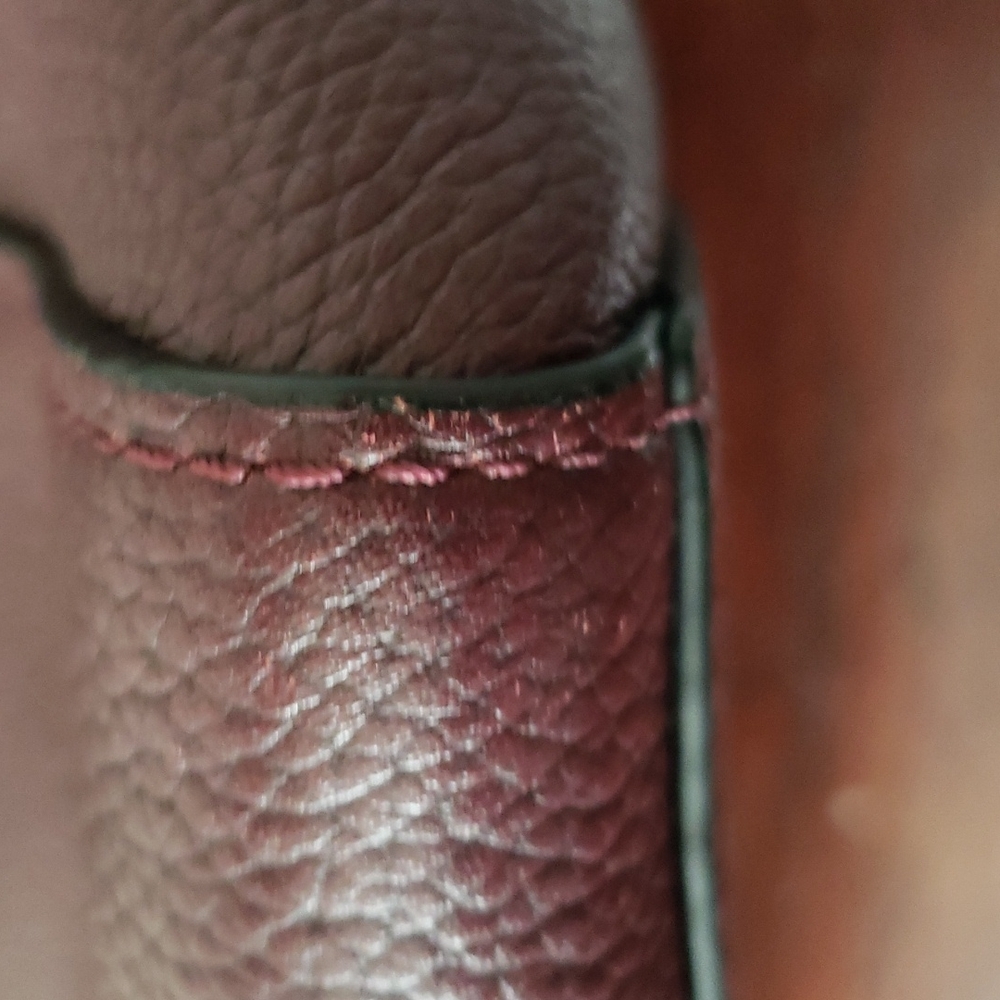 Coach Burgundy Oxblood Leather Tote Bag - Picture 10 of 14